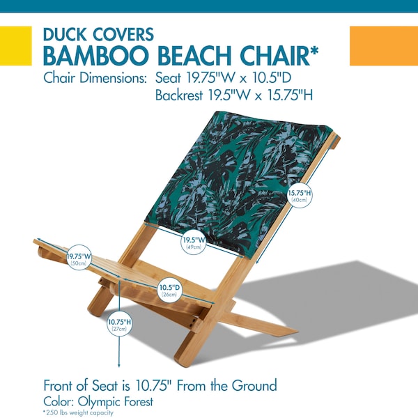 Bamboo Beach Chair, Olympic Forest